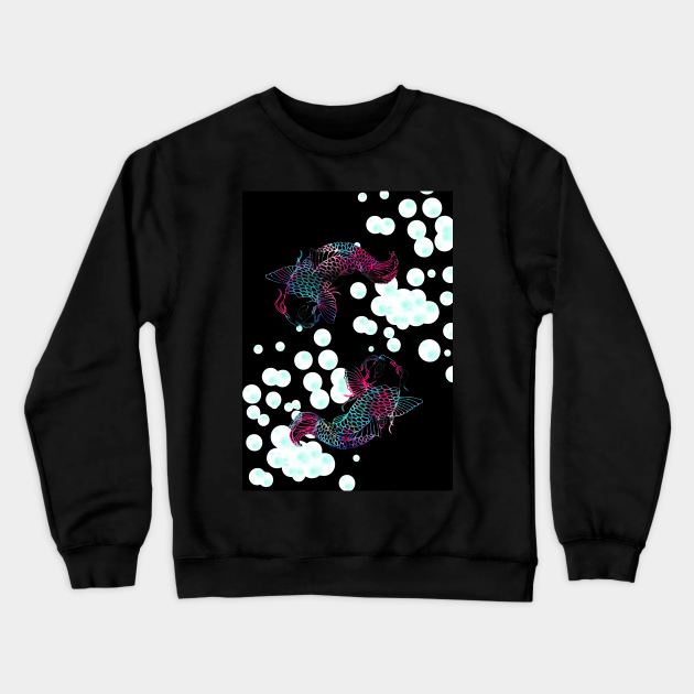 Koi fish Crewneck Sweatshirt by RosaliArt